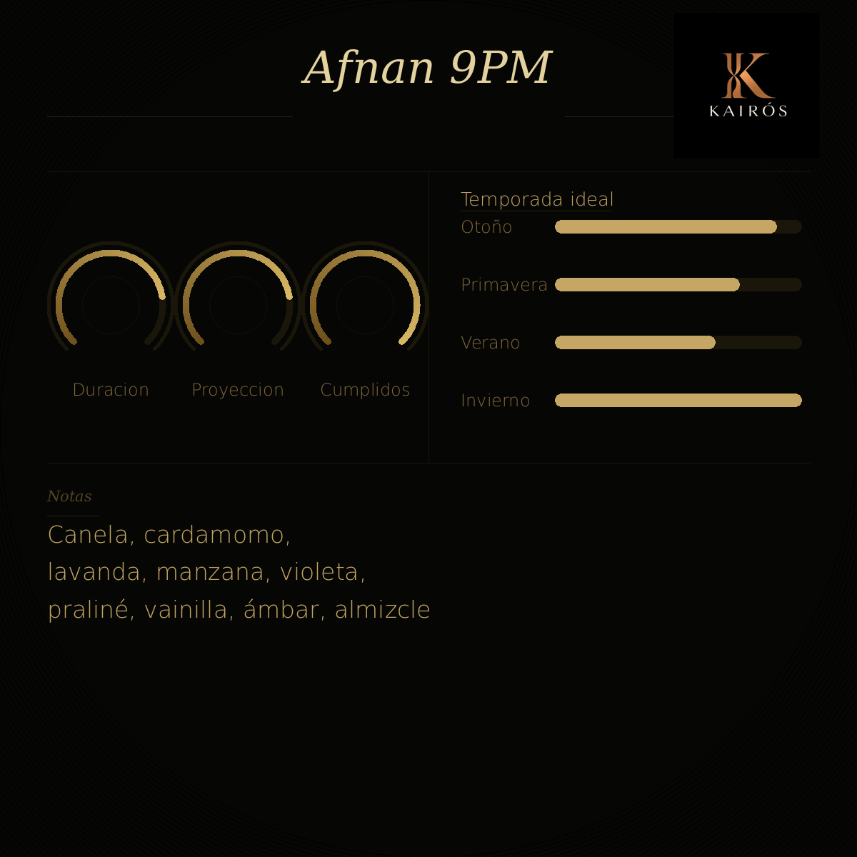 AFNAN 9 PM EDP 100ML